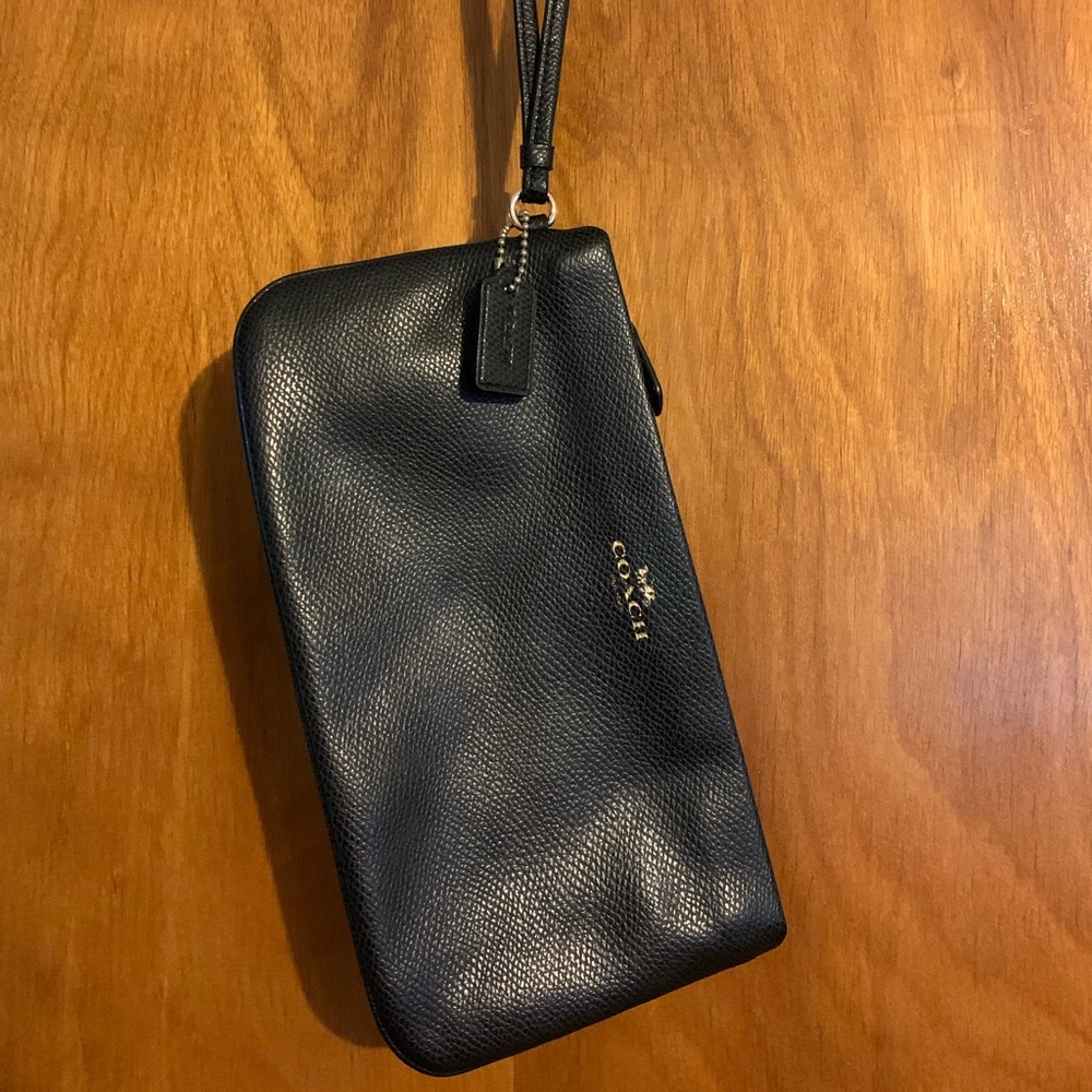 Black Coach Wristlet